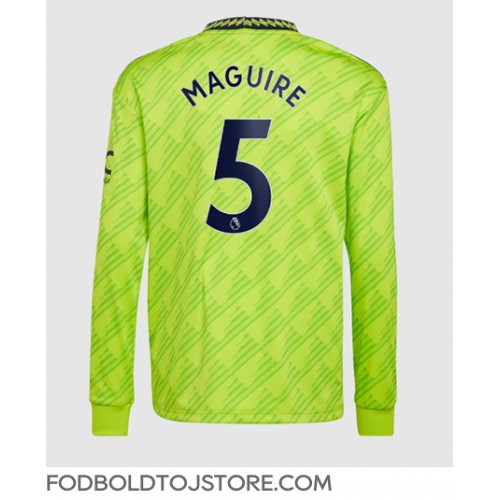 Manchester United Harry Maguire #5 Tredjetrøje 2022-23 Langærmet